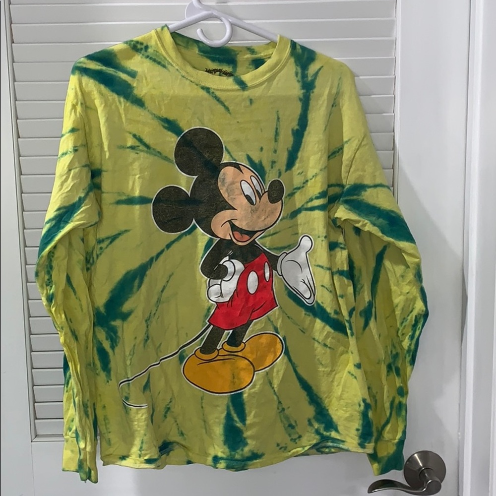 Mickey Mouse long sleeve shirt (tie dye)